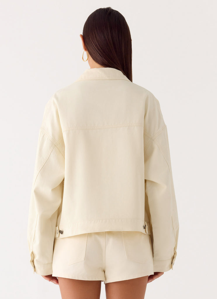Lewis Drill Jacket - Ivory
