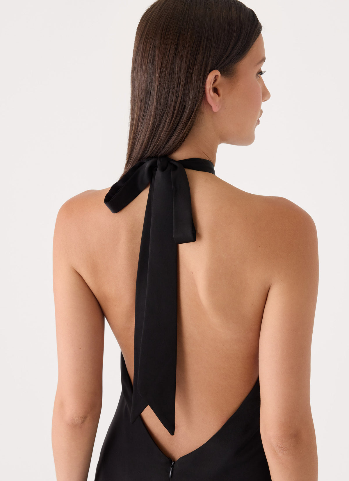 Lexia Halter Mini Dress - Black