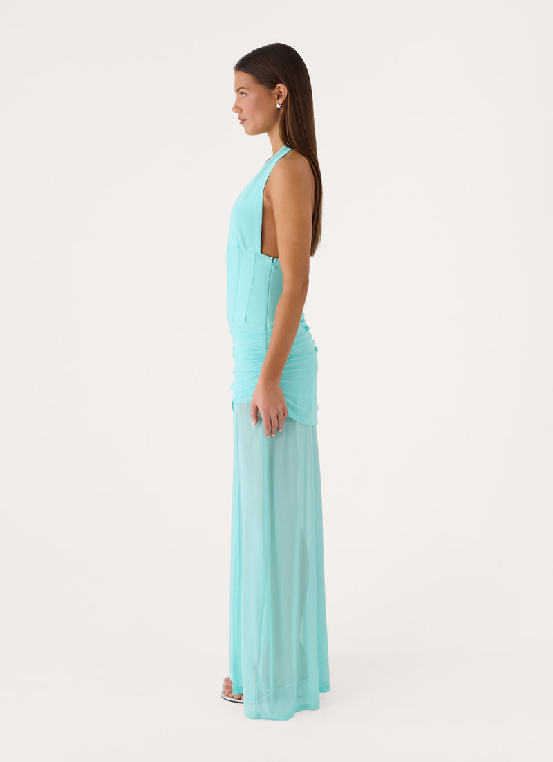 Lia Maxi Dress - Aqua
