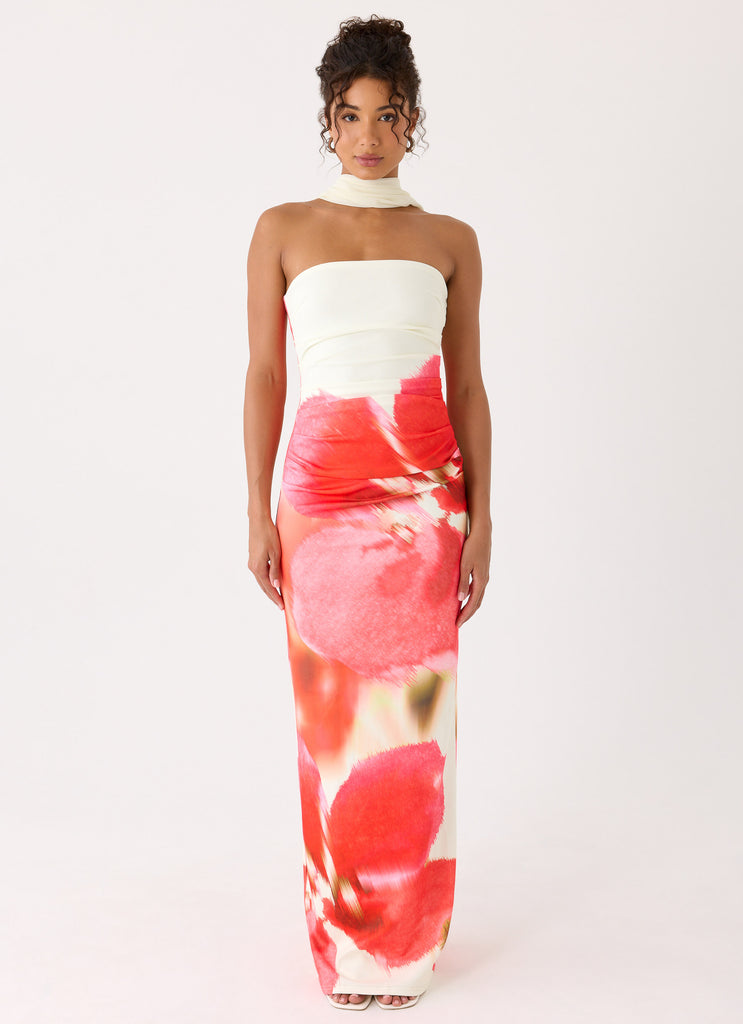 Libra Maxi Dress - Porcelain Rose