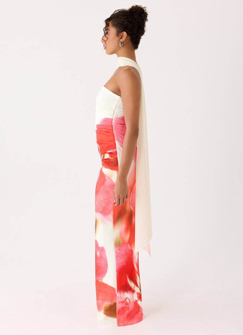 Libra Maxi Dress - Porcelain Rose