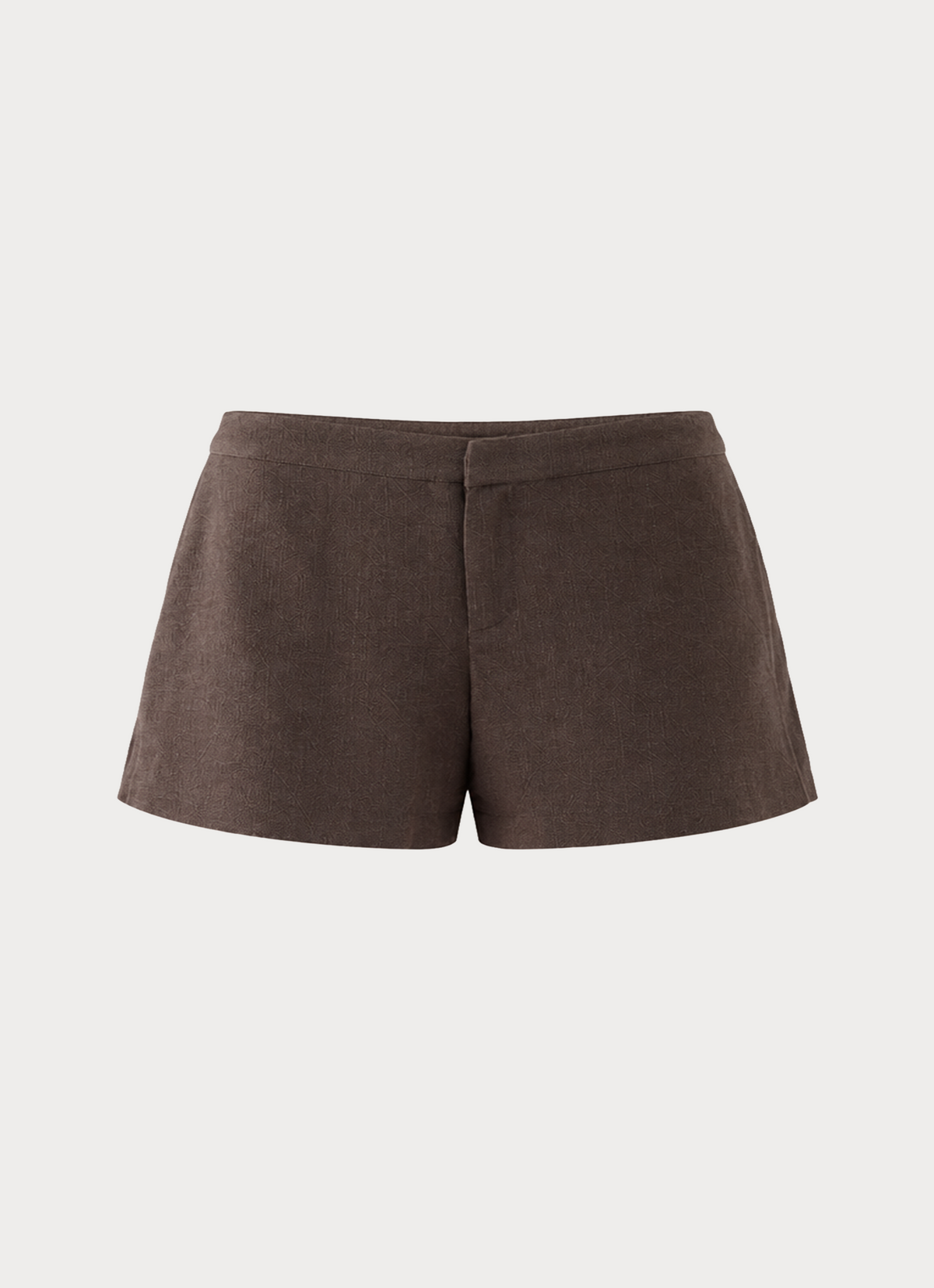 Lielle Linen Micro Short - Chocolate