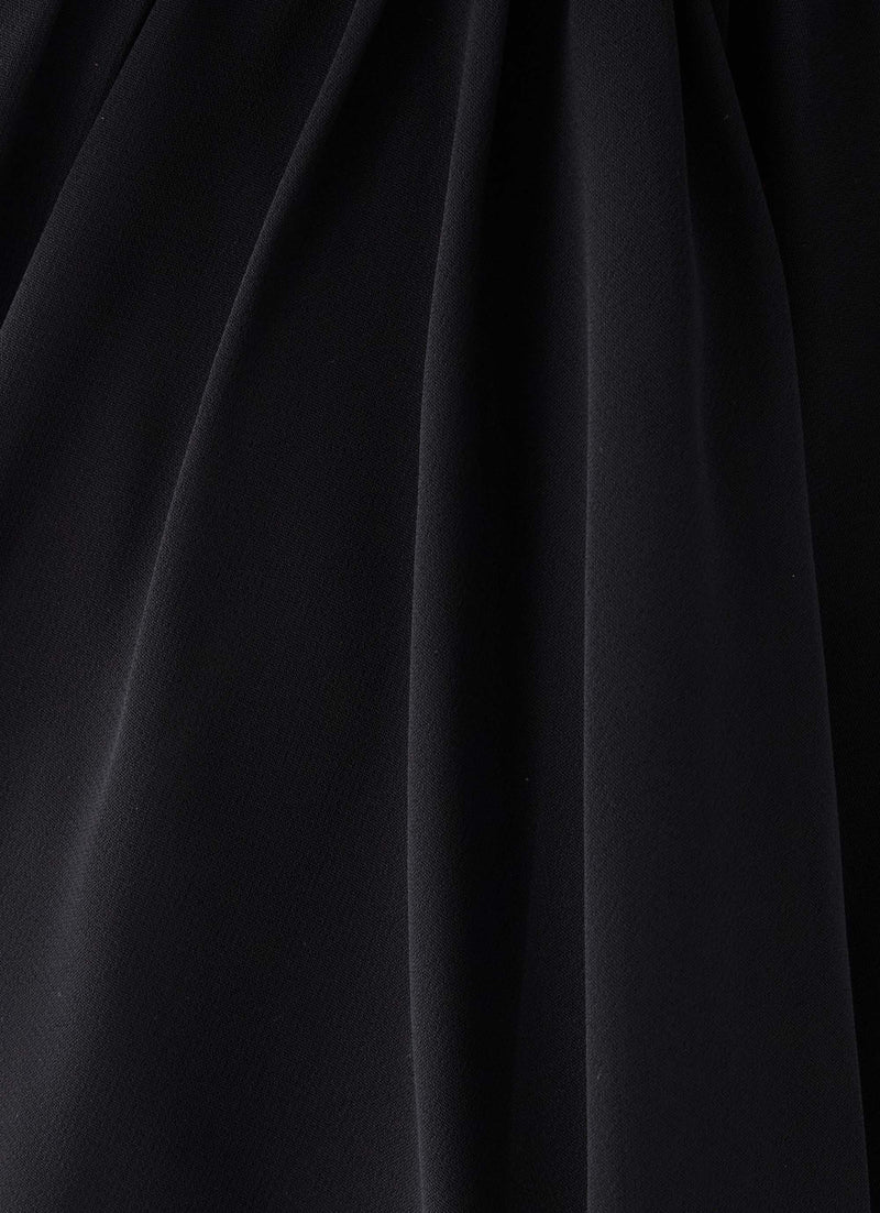 Lilliette Chiffon Mini Dress - Black
