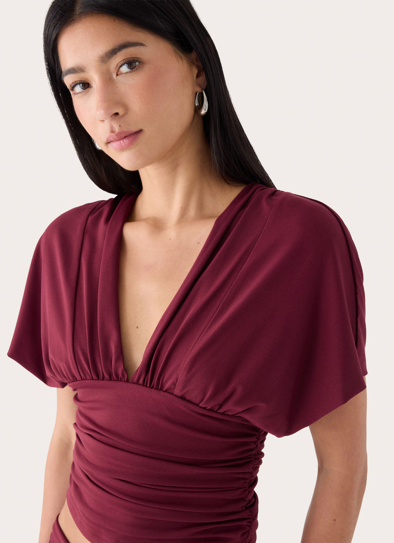 Lorelei Top - Maroon