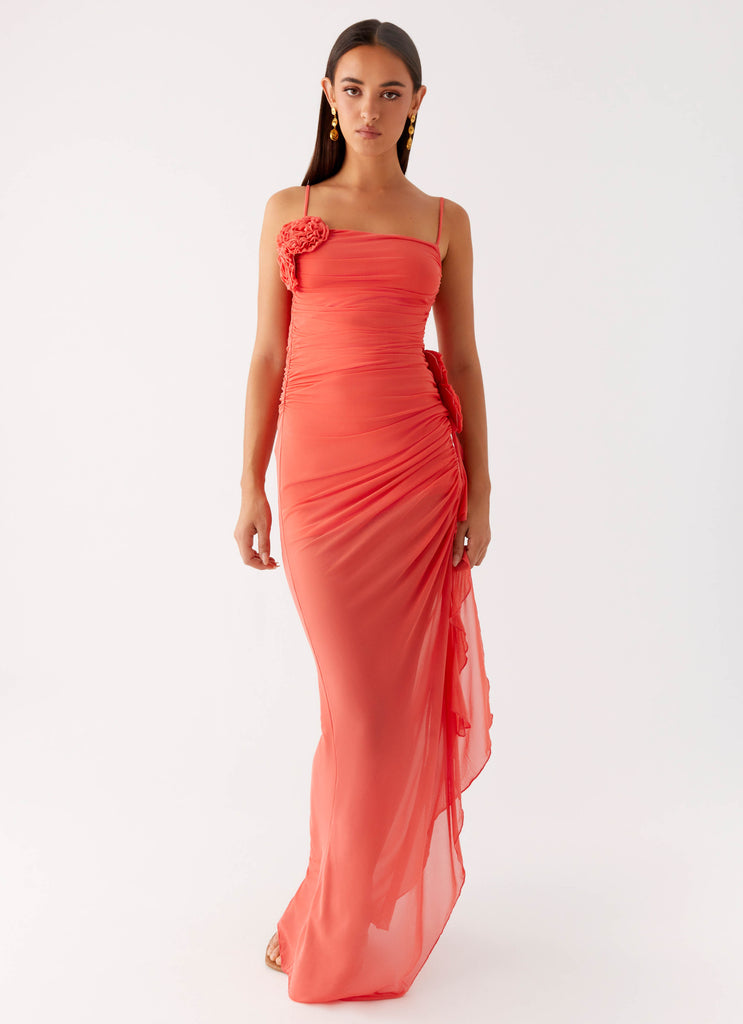 Louana Maxi Dress - Coral Peppermayo Louana Maxi Dress - Coral Peppermayo