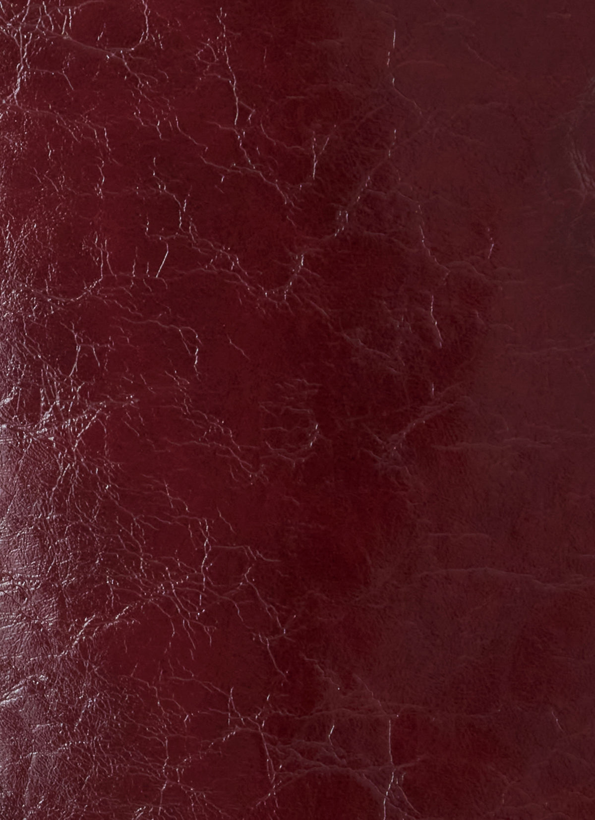 Love Child Faux Leather Wrap Coat - Burgundy