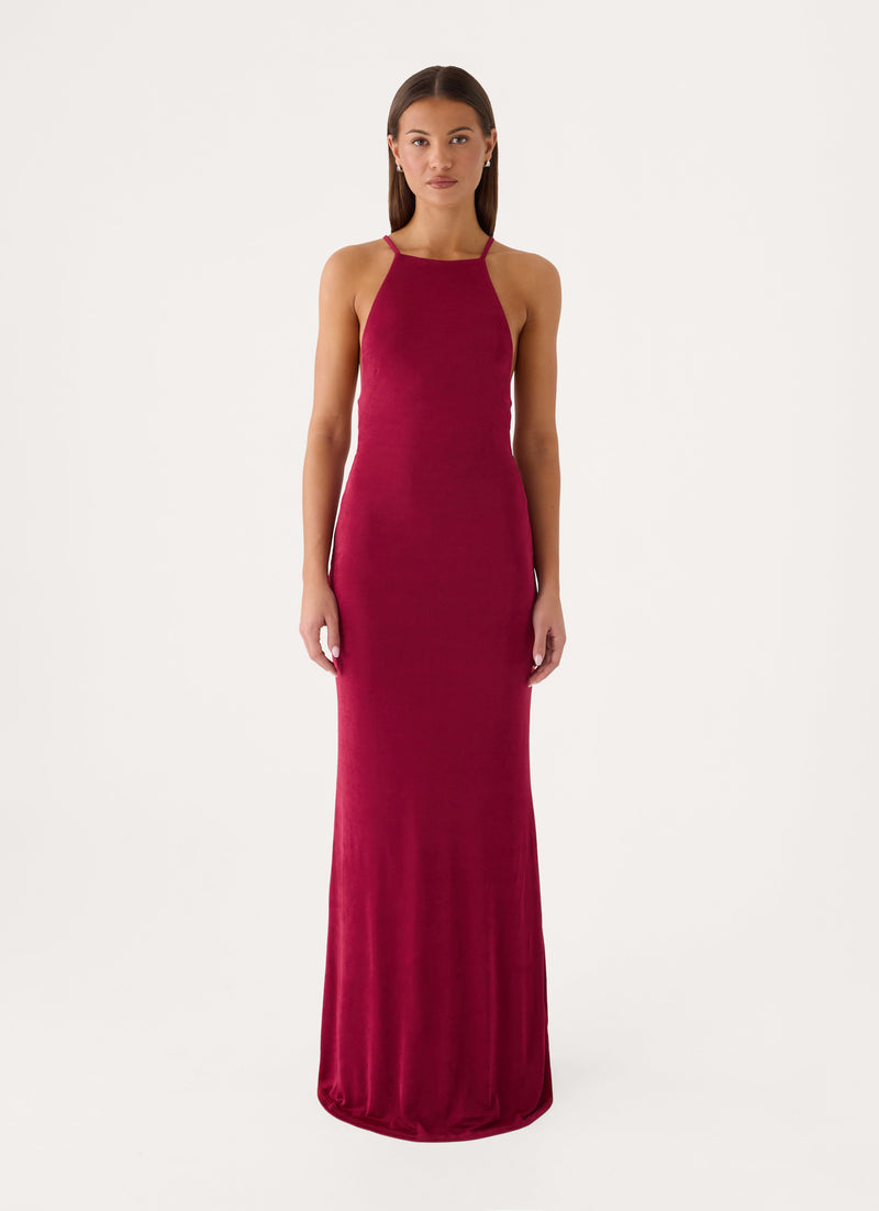 Lovely Rita Maxi Dress - Sangria