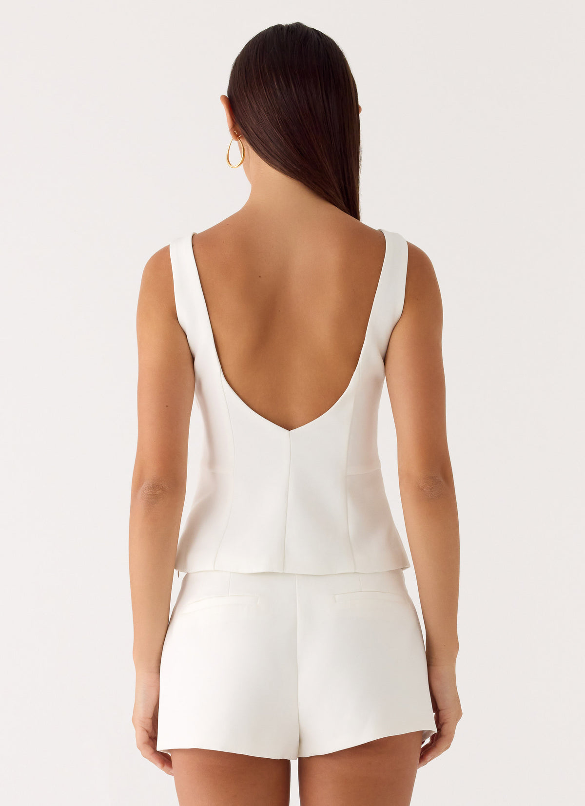 Lulita Belted Shorts - White