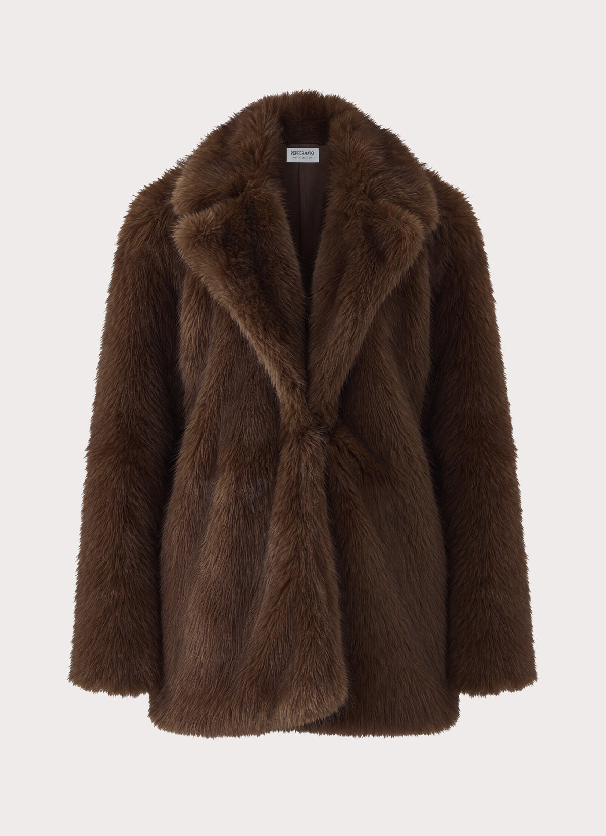 Lunaria Faux Fur Jacket - Brown