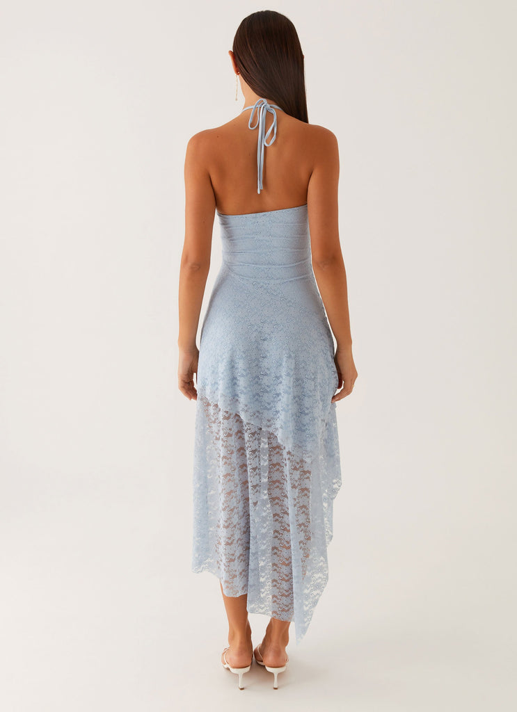 Lyndal Lace Midi Dress - Blue Peppermayo Lyndal Lace Midi Dress - Blue Peppermayo