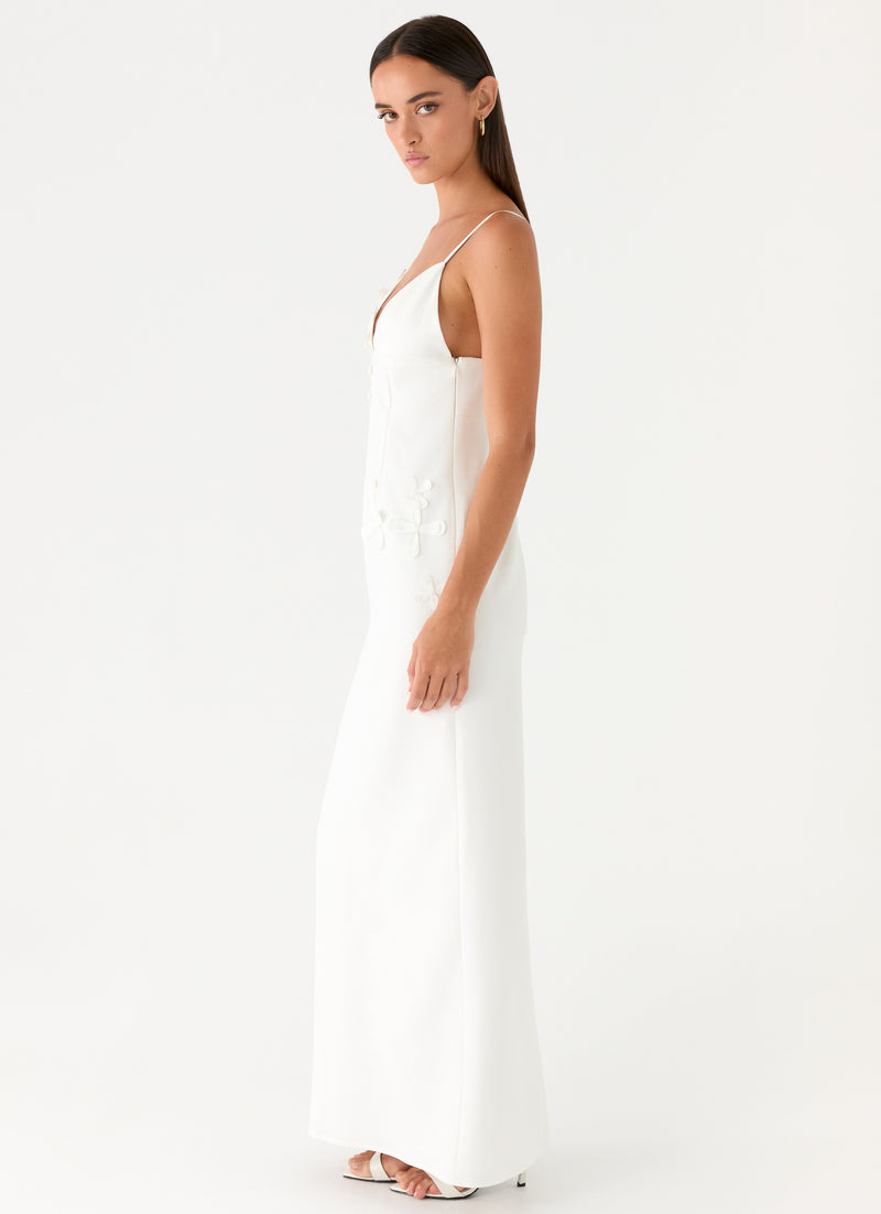 Lyris Maxi Dress - White