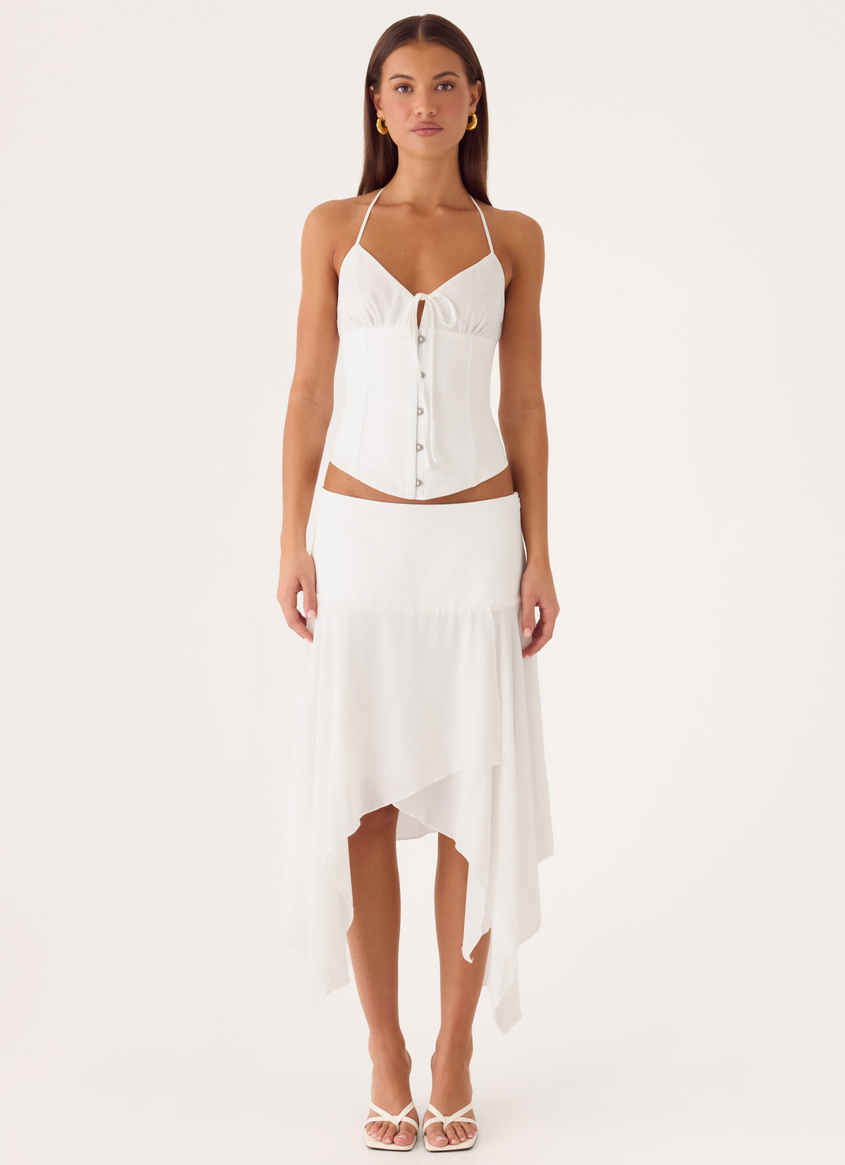 Madi Corset Top - White