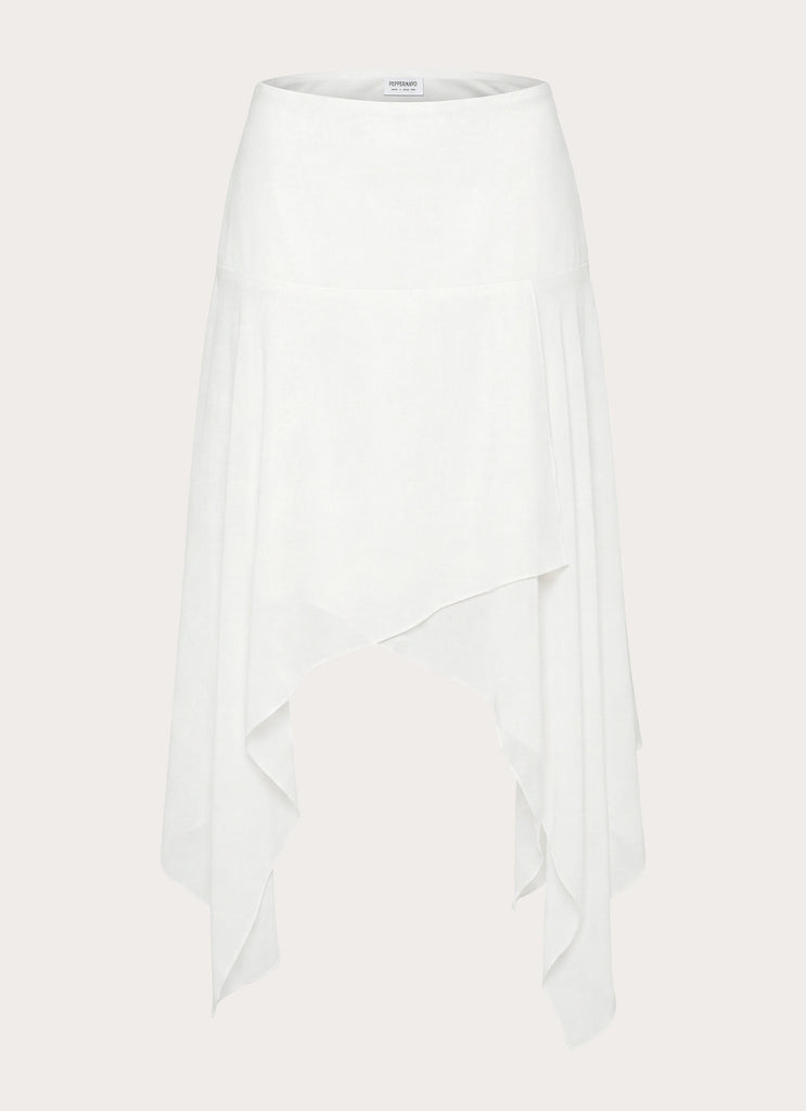 Madi Midi Skirt - White