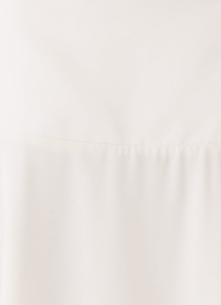 Madi Midi Skirt - White