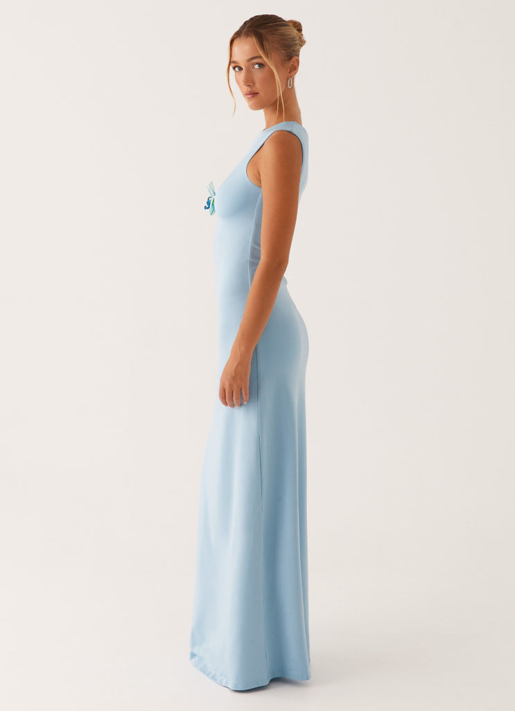 Mahalia Maxi Dress - Blue