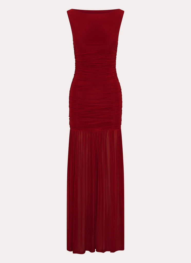 Manon Maxi Dress - Red