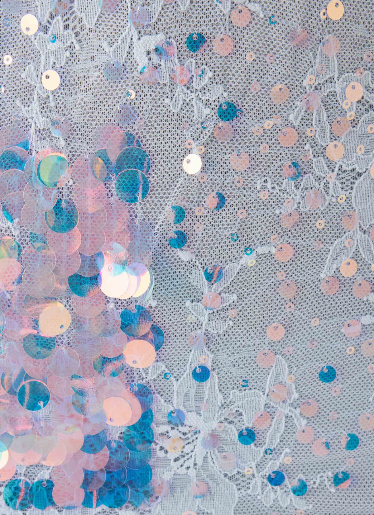 Maral Sequin Mini Dress - Blue