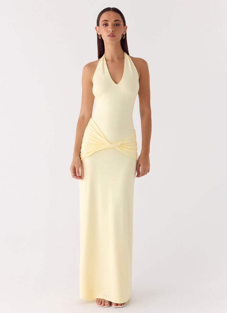 Maribelle Maxi Dress - Lemon
