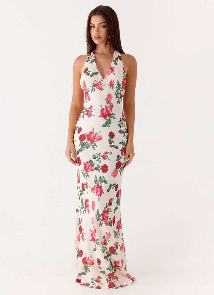 Maryk Maxi Dress - Ivory Bloom