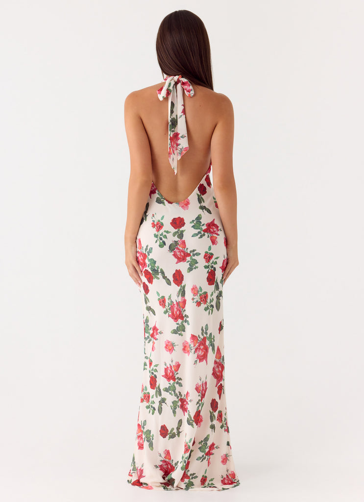 Maryk Maxi Dress - Ivory Bloom