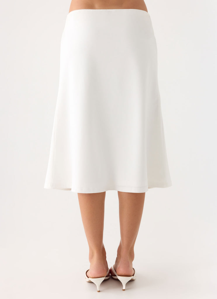 Marquas Midi Skirt - White