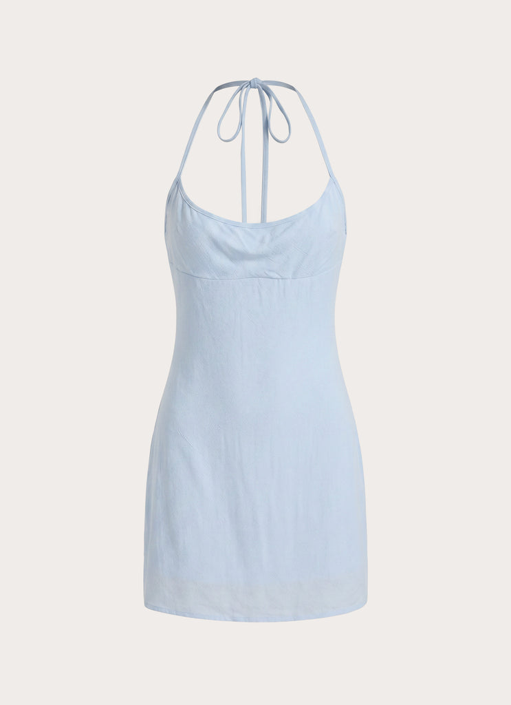 Martine Halter Mini Dress - Blue