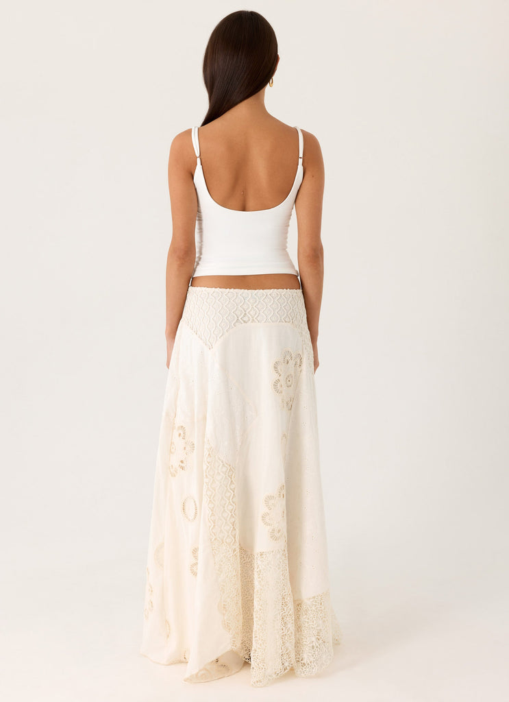 Marzia Maxi Skirt - Ivory