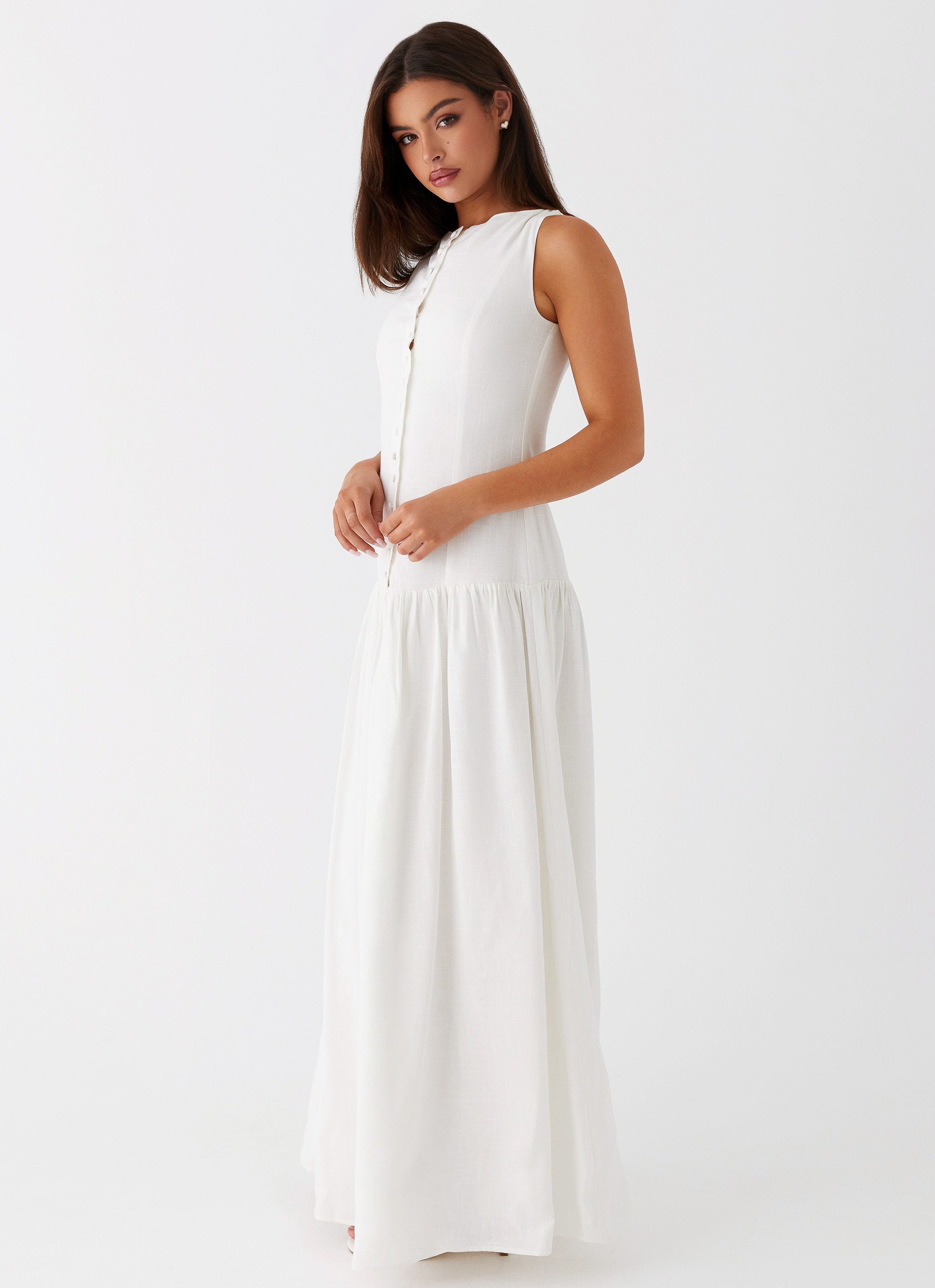 Meggie Linen Maxi Dress