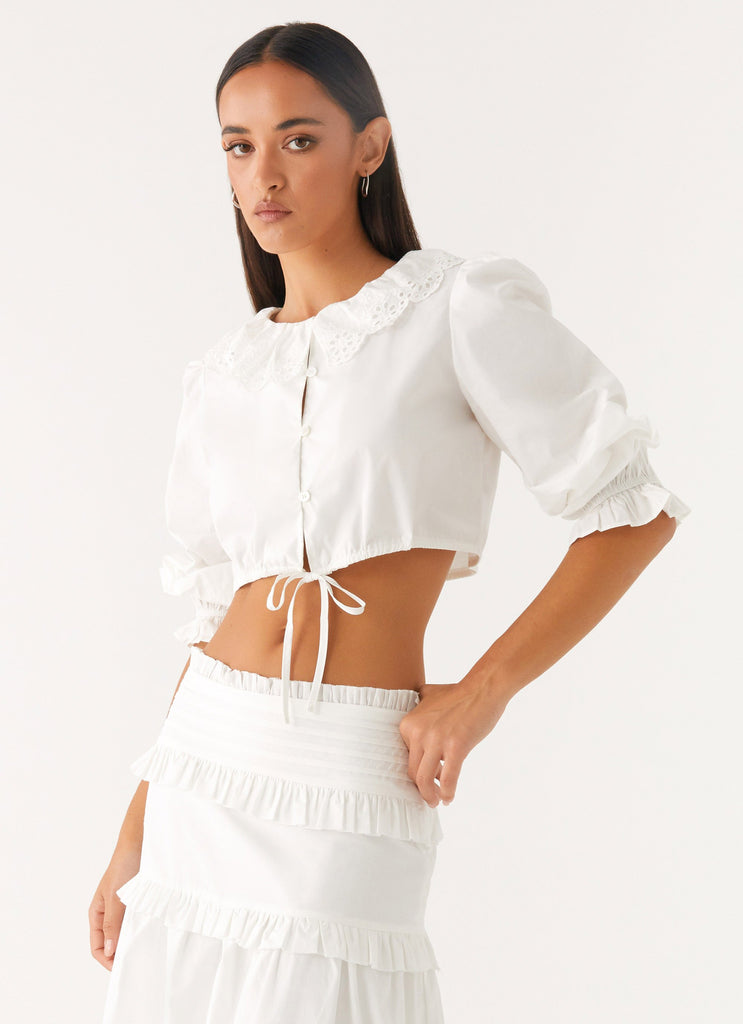 Melania Blouse - White