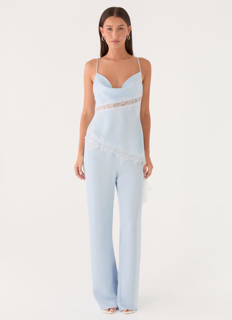 Melisana Cowl Top - Blue