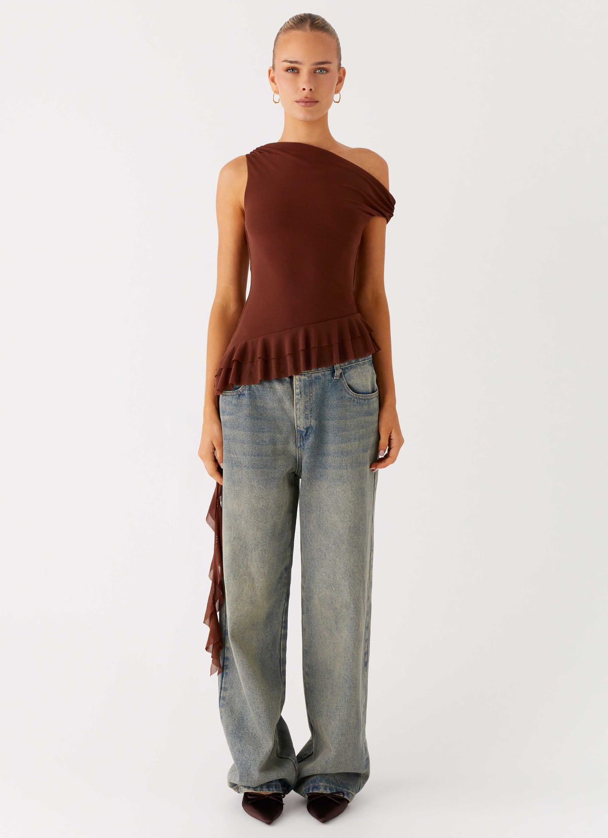Mica Top - Chocolate