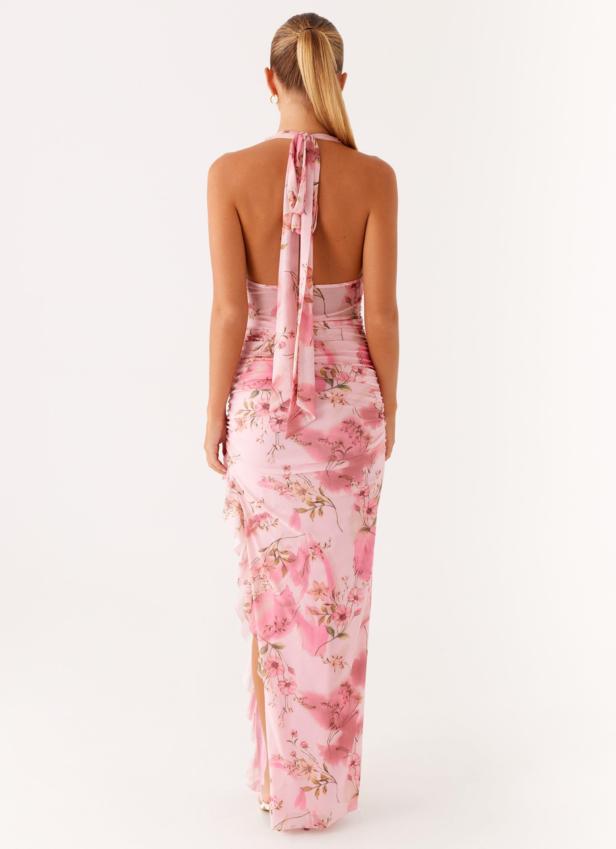 Micca Halter Maxi Dress