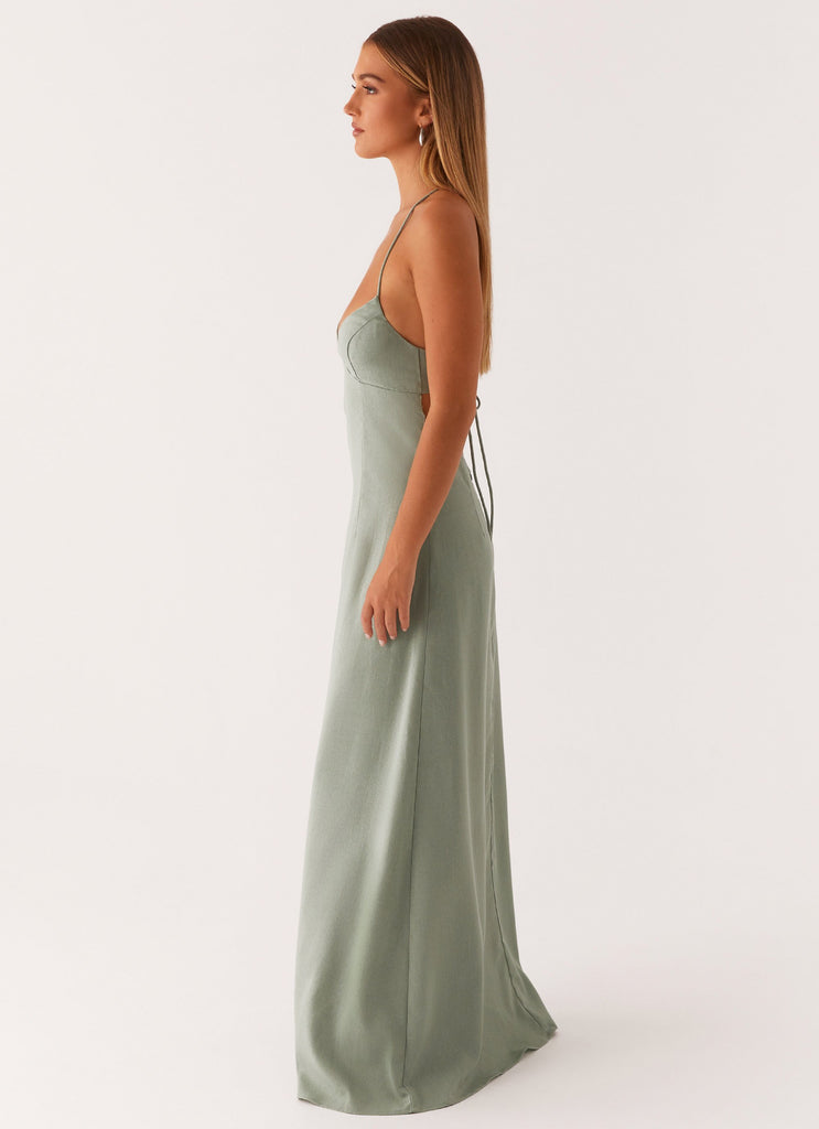 Middle Ground Linen Maxi Dress Middle Ground Linen Maxi Dress
