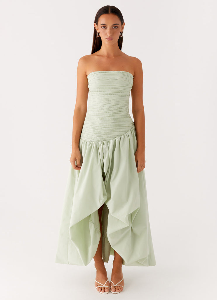 Misa Bubble Maxi Dress - Mint Peppermayo Misa Bubble Maxi Dress - Mint Peppermayo