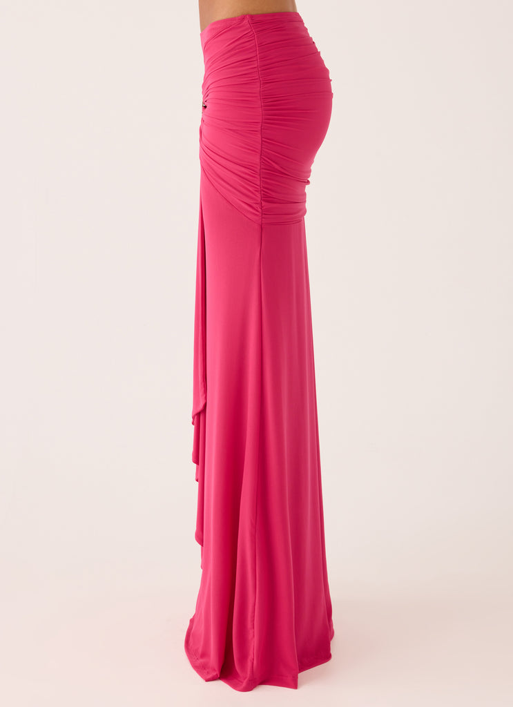 Miyah Maxi Skirt - Berry