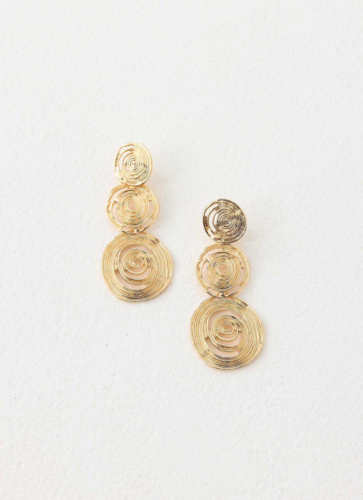 Mocha Kiss Earrings - Gold
