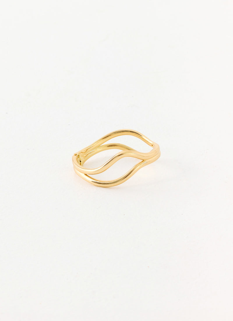 Moonwell Bangle - Gold
