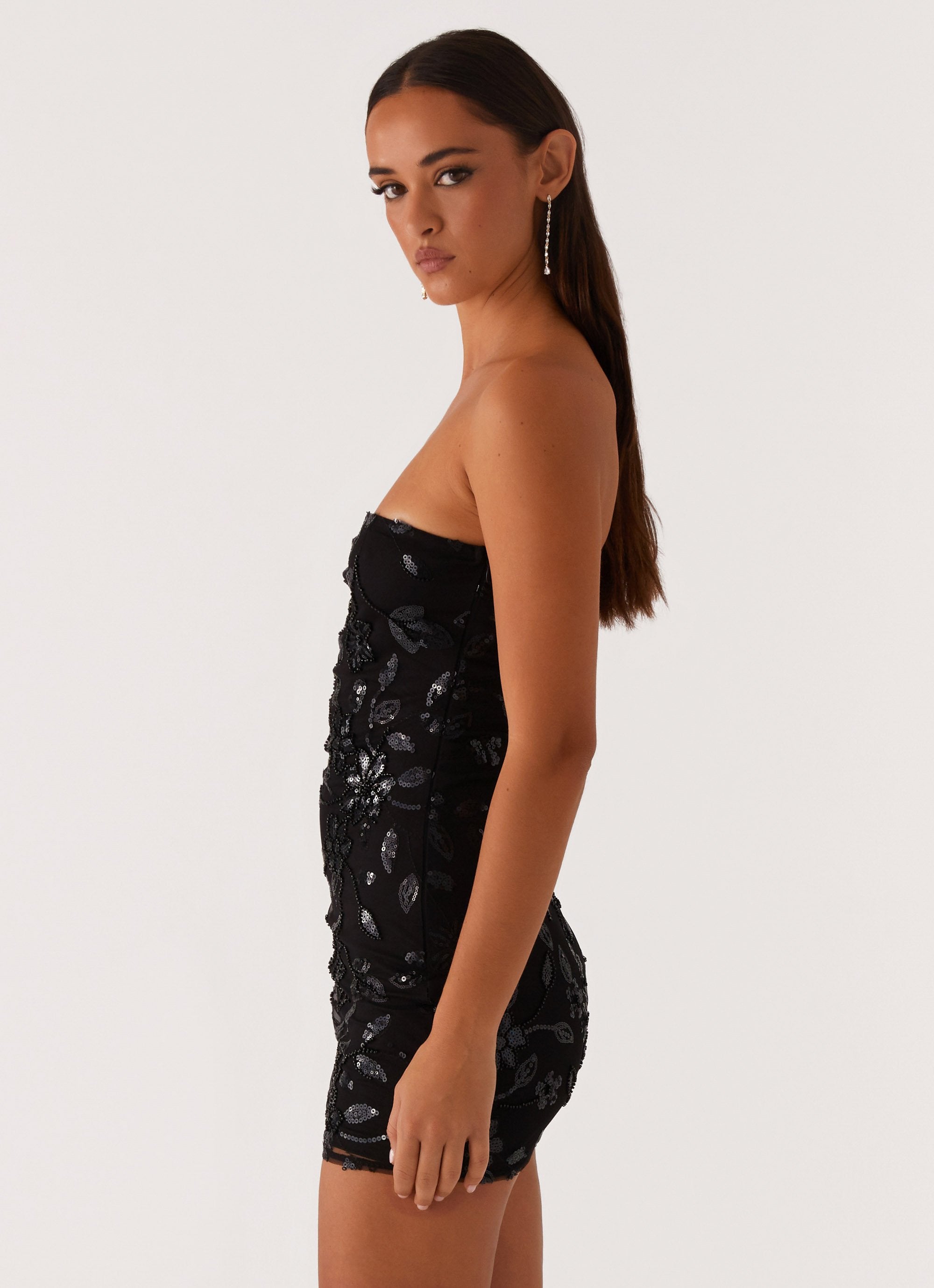Moorey Beaded Mini Dress