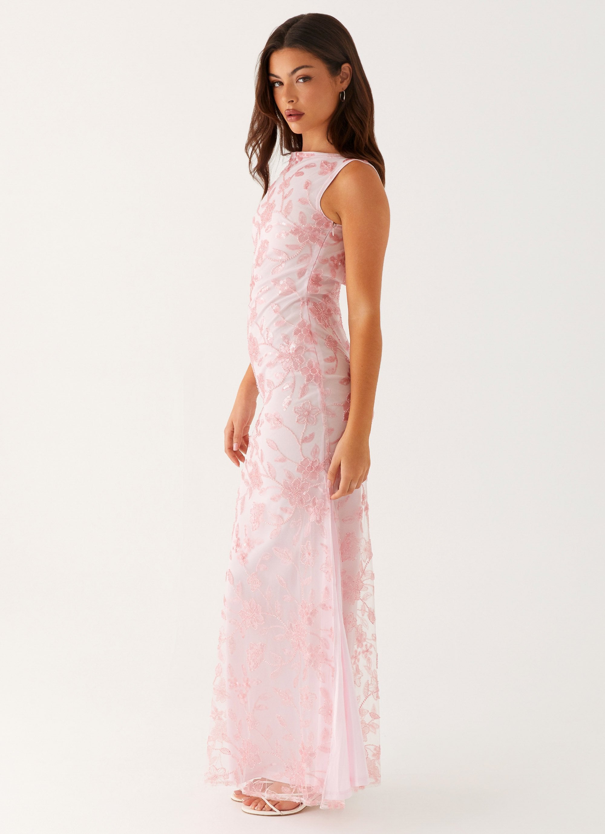 Moorey High Neck Maxi Dress