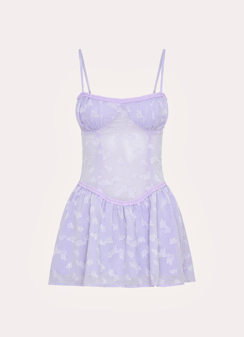 Morgana Mini Dress - Lilac