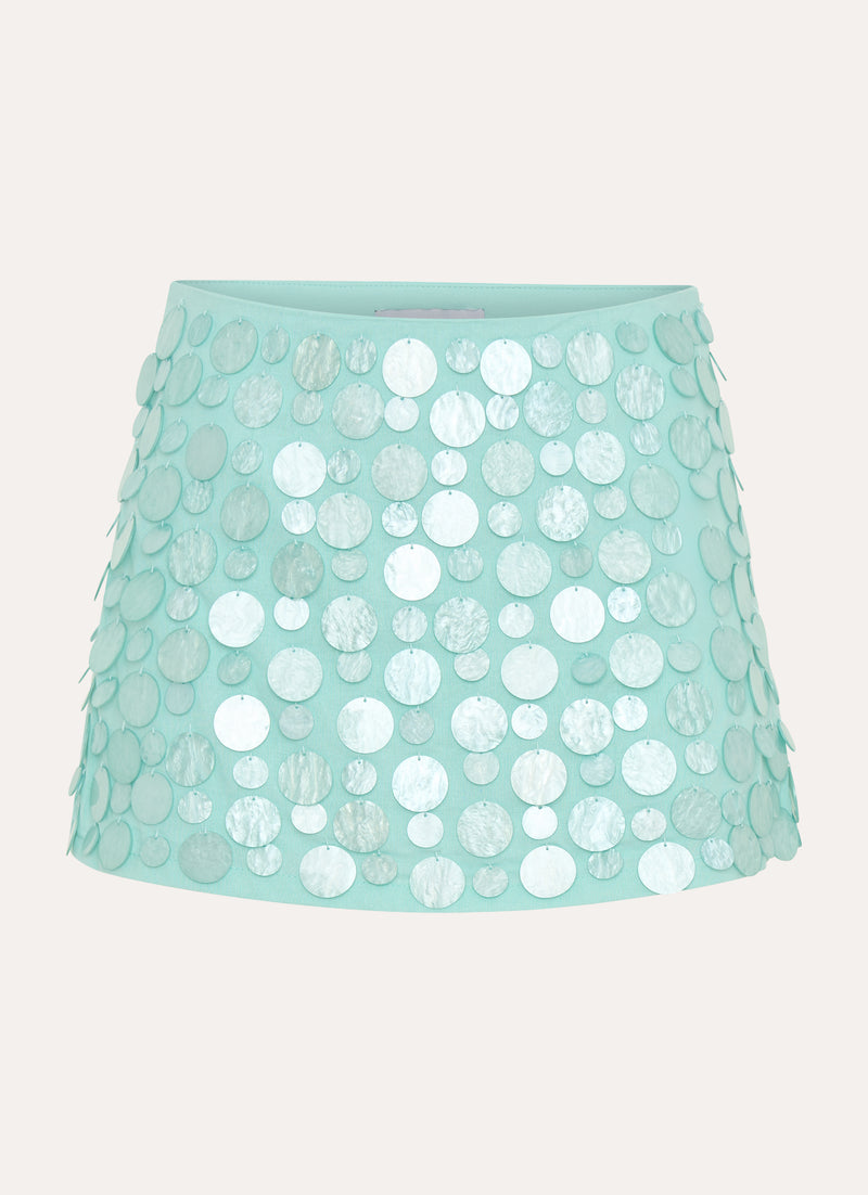 Movie Star Mini Skirt - Mint