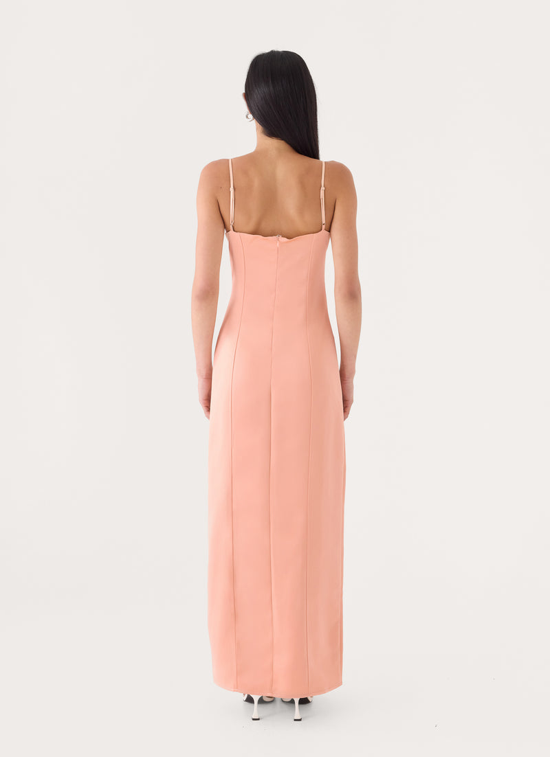 Muse Maxi Dress - Peach