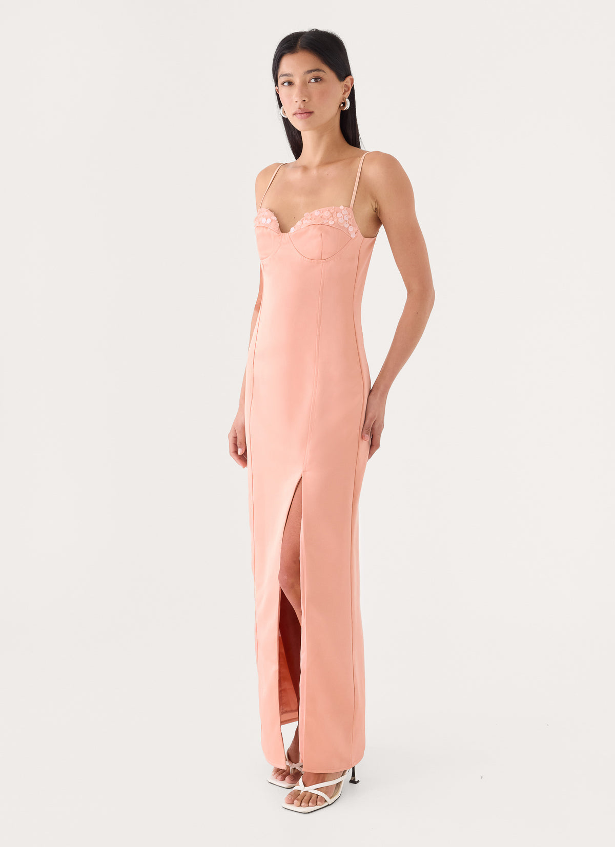 Muse Maxi Dress - Peach