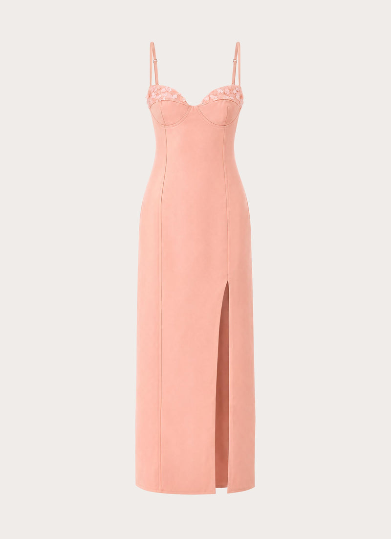 Muse Maxi Dress - Peach