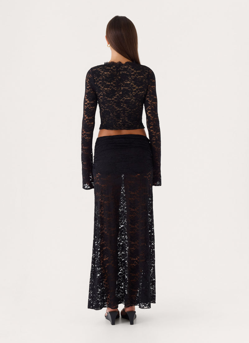 Noella Maxi Skirt - Black