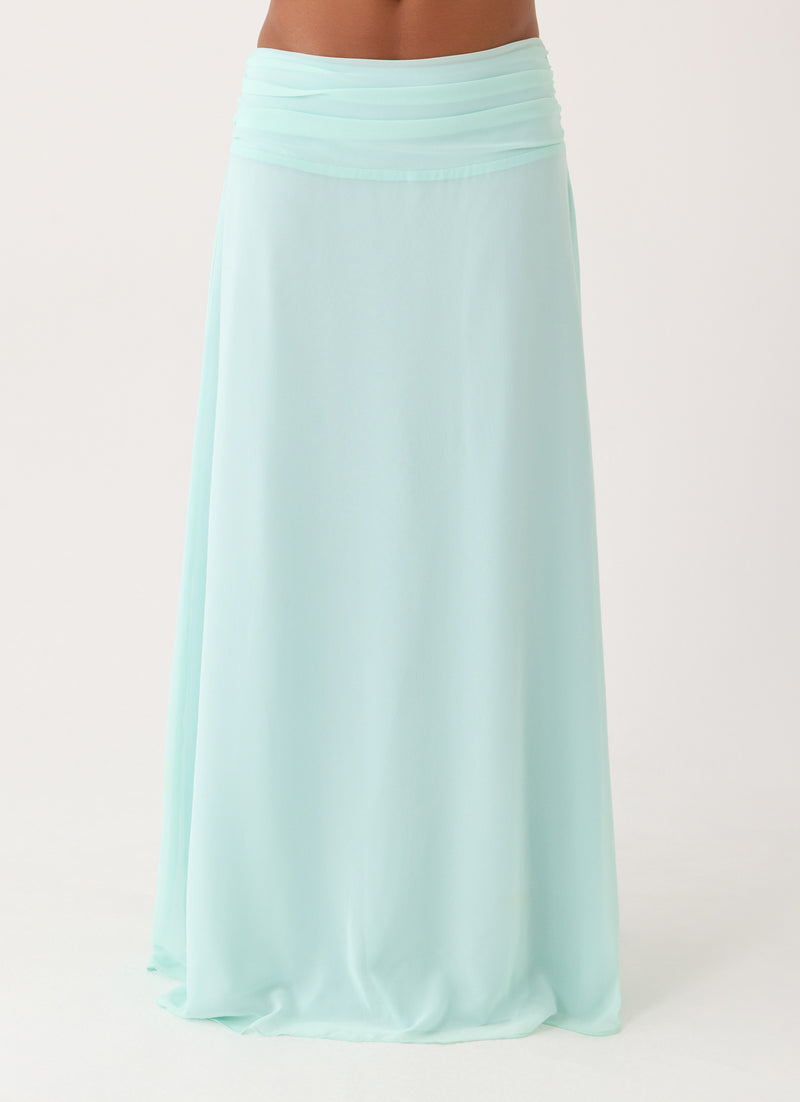 Natalya Maxi Skirt - Pistachio
