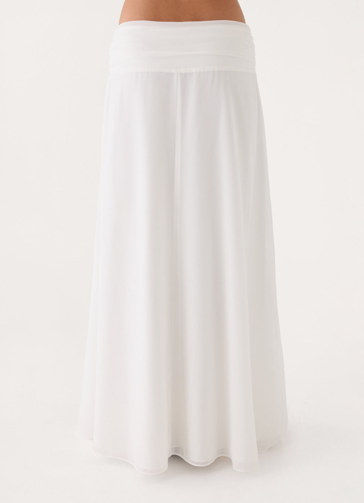 Natalya Maxi Skirt - White