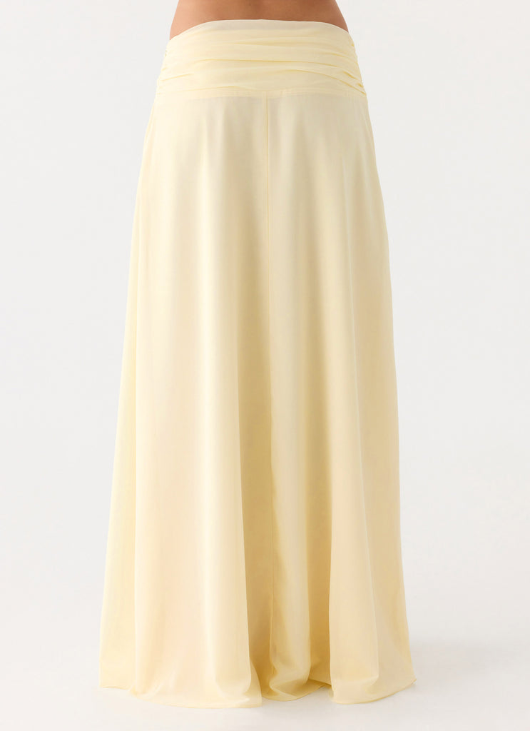 Natalya Maxi Skirt - Yellow