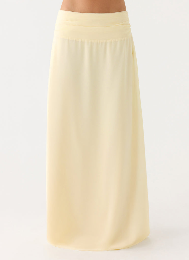Natalya Maxi Skirt - Yellow