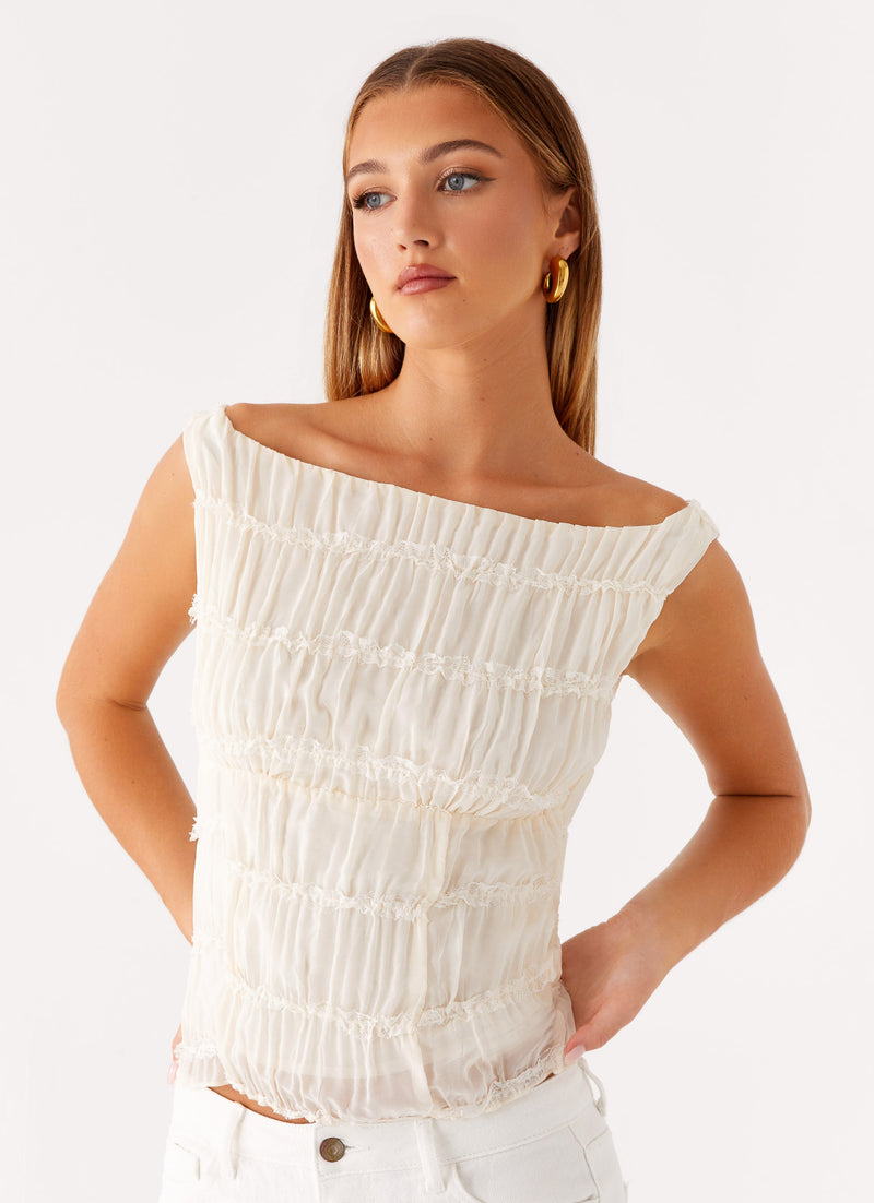 Nebula Top - Ivory